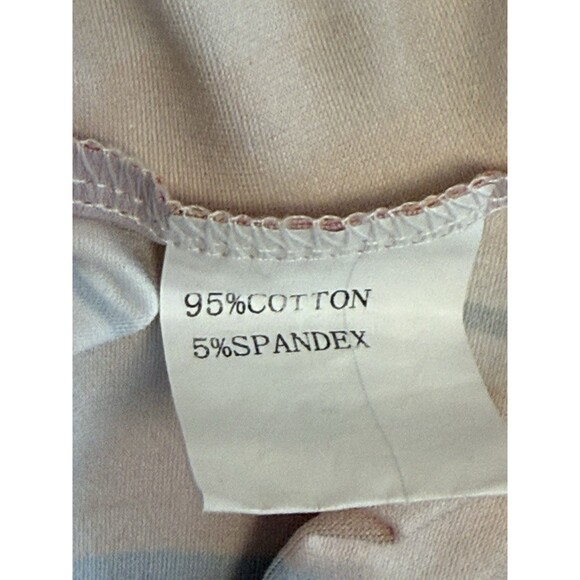 OUGES Women's Striped Summer Maxi Dress Adjustable Straps Size M Side Pockets - Picture 10 of 10